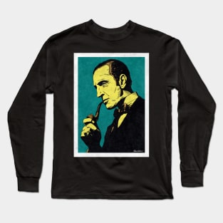 SHERLOCK HOLMES (Pop Art) Long Sleeve T-Shirt